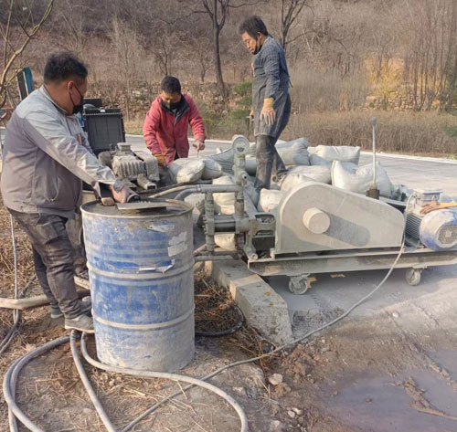 秦州路面下沉注浆